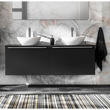 120 cm vonios spintelė Santa Fe black