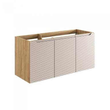 120 cm vonios spintelė Ocean beige, 3 durys