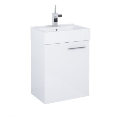 45 cm vonios spintelė su praustuvu Tiny, balta