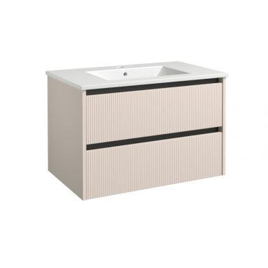 60 cm/ 80 cm/ 100 cm kašmyro spalvos pakabinama spintelė su praustuvu RB Urban