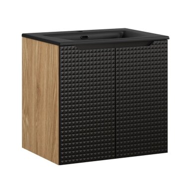 60 cm vonios spintelė Luxor black