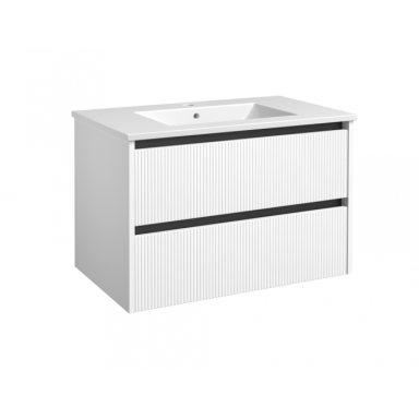 61 cm/ 80 cm/ 100 cm balta pakabinama spintelė su praustuvu RB Urban