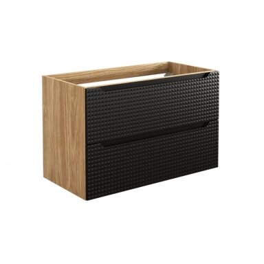 90 cm vonios spintelė Luxor black