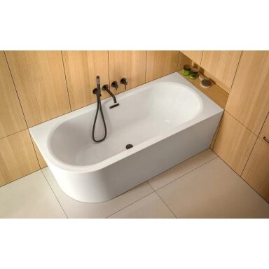 Akrilinė kampinė vonia Besco Avita A-line (dešininė) 150 cm/ 160 cm/ 170 cm