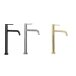 Aukso/ chromo/ juodos spalvos praustuvo maišytuvas REA Lugano high