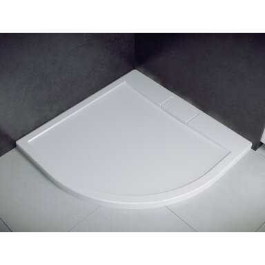 Dušo padėklas Besco Axim Ultraslim, baltas , 80x80/ 90x90