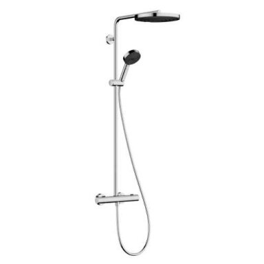 Dušo sistema Hansgrohe Pulsify 260 1 jet su Ecostat Fine termostatu ir rankiniu dušu
