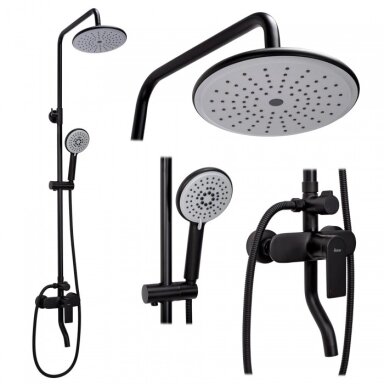 Dušo sistema Rea Verso, juoda