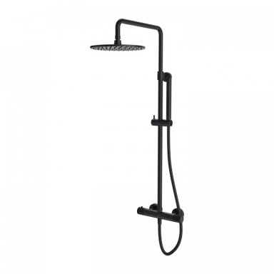 Dušo sistema su termostatu Omnires Contour antracitas