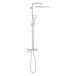 GROHE Tempesta Cosmo Cube 250 termostatinė dušo sistema su kvadratine dušo galva, chromas