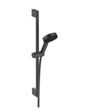 Hansgrohe Pulsify Select 105 3jet Relaxation dušo komplektas, 650 mm, 11,4L/min, matinė juoda