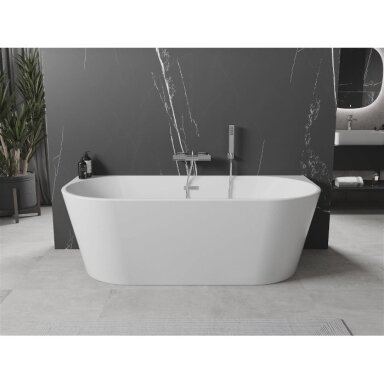 Laisvai pastatoma akrilinė vonia Mexen Oval, 150 cm/  170 cm