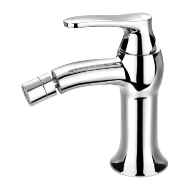 ART DECO bidė maišytuvas, poliruotas chromas