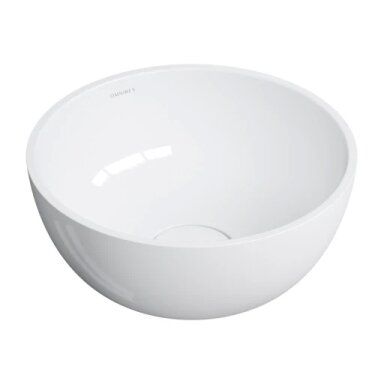 SHELL M+ pastatomas praustuvas, Ø35 cm, blizgi balta