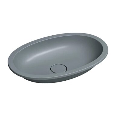 SHELL M+ po stalviršiu montuojamas praustuvas, 54 x 34 cm, matinė pelenų pilka SHELL M+ po stalviršiu montuojamas praustuvas, 54 x 34 cm, matinė pelenų pilka