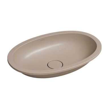 SHELL M+ po stalviršiu montuojamas praustuvas, 54 x 34 cm, matinis smėlio kopų smėlio spalvos SHELL M+ po stalviršiu montuojamas praustuvas, 54 x 34 cm, matinis smėlio kopų smėlio spalvos