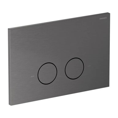 Nerūdijančio plieno nuleidimo plokštė STEEL-R45, šlifuotas antracitas