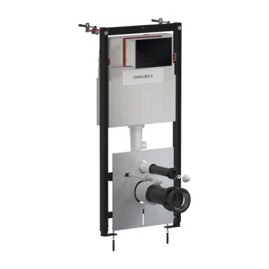 RINKINYS: STRONGFRAME potinkinis rėmas + STEEL-R45 nuleidimo plokštelė, pusiau matinė juoda