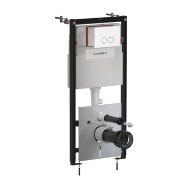 KOMPLEKTAS: STRONGFRAME potinkinis rėmas su ECO nuleidimu + STEEL-R45 nuleidimo mygtukas, matinė balta