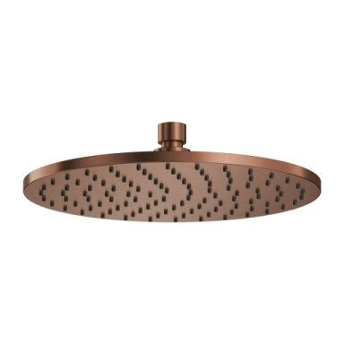 SLIMLINE dušo galvutė, 25 cm, šlifuotas varis