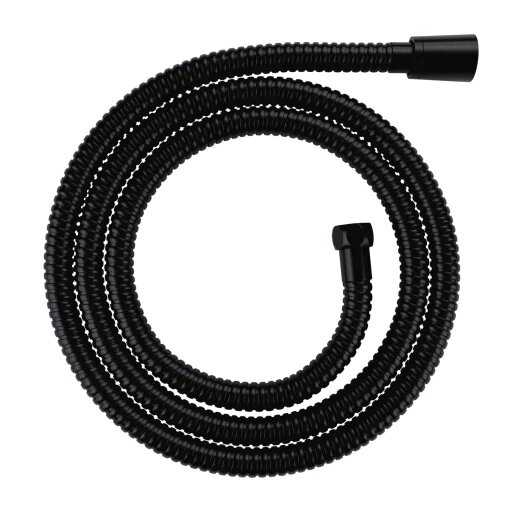 dušo žarna, 150 cm, pusiau matinė juoda dušo žarna, 150 cm, pusiau matinė juoda