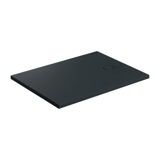 AQUAROCK neslystantis kompozitinis dušo padėklas, 80 x 100 cm, matinė juoda lava AQUAROCK neslystantis kompozitinis dušo padėklas, 80 x 100 cm, matinė juoda lava