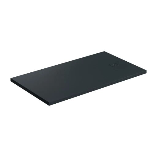 AQUAROCK neslystantis kompozitinis dušo padėklas, 90 x 140 cm, matinė juodos lavos spalva AQUAROCK neslystantis kompozitinis dušo padėklas, 90 x 140 cm, matinė juodos lavos spalva