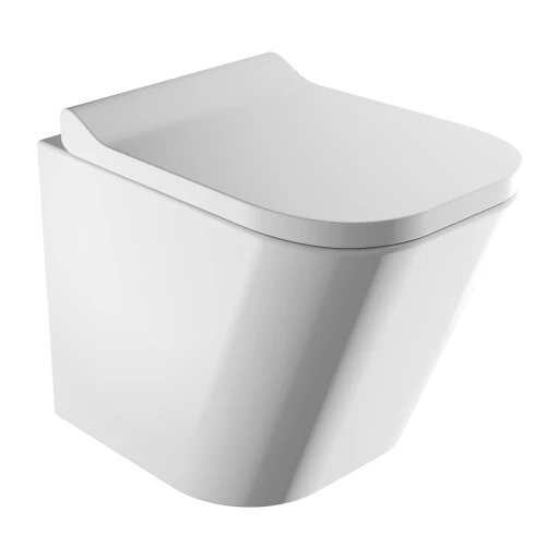 Sieninis klozetas FONTANA su lėtai nusileidžiančia sėdyne, 49 x 35 cm, blizgi balta Sieninis klozetas FONTANA su lėtai nusileidžiančia sėdyne, 49 x 35 cm, blizgi balta