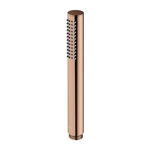 MICROPHONE rankinis dušelis, poliruotas varis