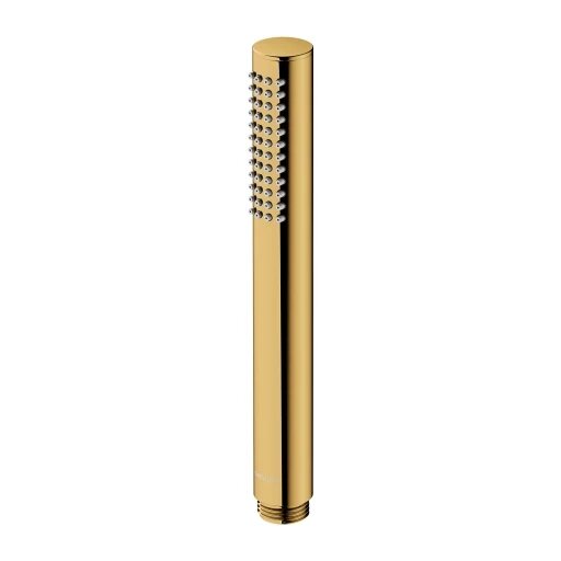 MICROPHONE rankinis dušelis, poliruotas auksas