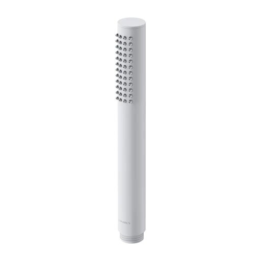 MICROPHONE rankinis dušelis, matinės baltos spalvos