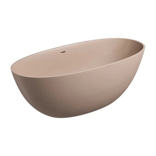 Laisvai pastatoma vonia SHELL M+ su persipylimu, 160 x 75 cm, matinė smėlio kopų smėlio spalva Laisvai pastatoma vonia SHELL M+ su persipylimu, 160 x 75 cm, matinė smėlio kopų smėlio spalva