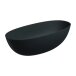 Laisvai pastatoma vonia SHELL M+, 175 x 78 cm, matinė juoda lava