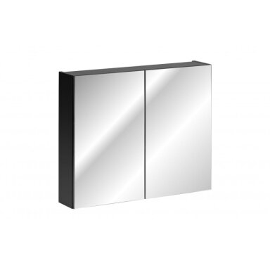 Veidrodinė spintelė Santa Fe black  60cm / 80 cm