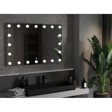 Veidrodis su LED lemputėmis Mexen Dona , 80x60 / 100x80 / 120x80